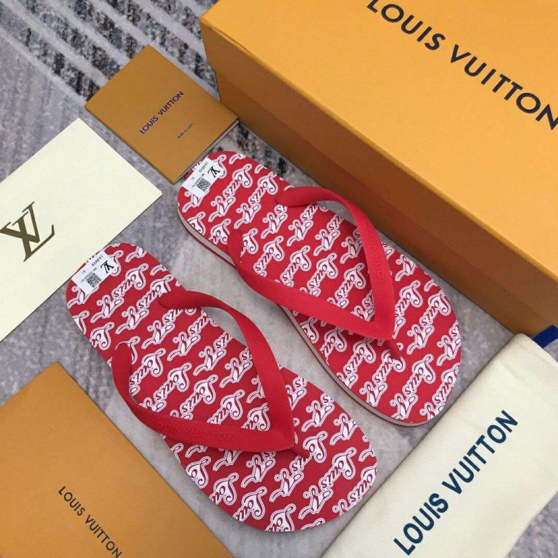 2019 LV MOLITOR Flip Flops Men Sandals