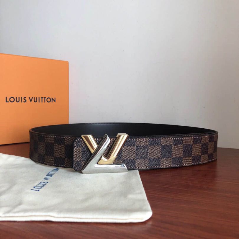 LV Metal Buckle 3.8cm Men Belts