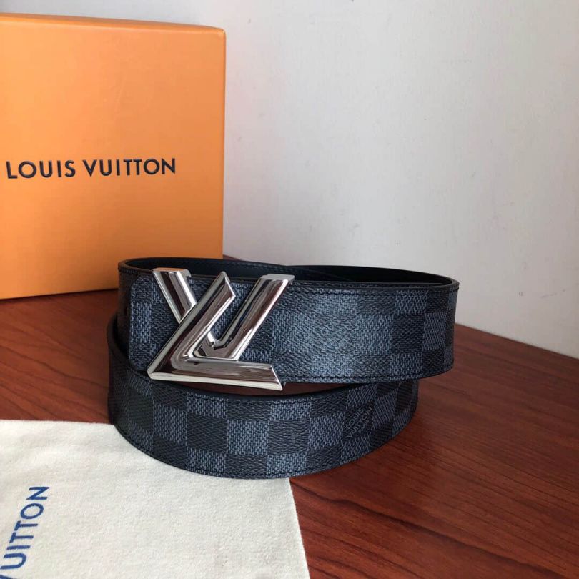 LV Metal Buckle 3.8cm Men Belts