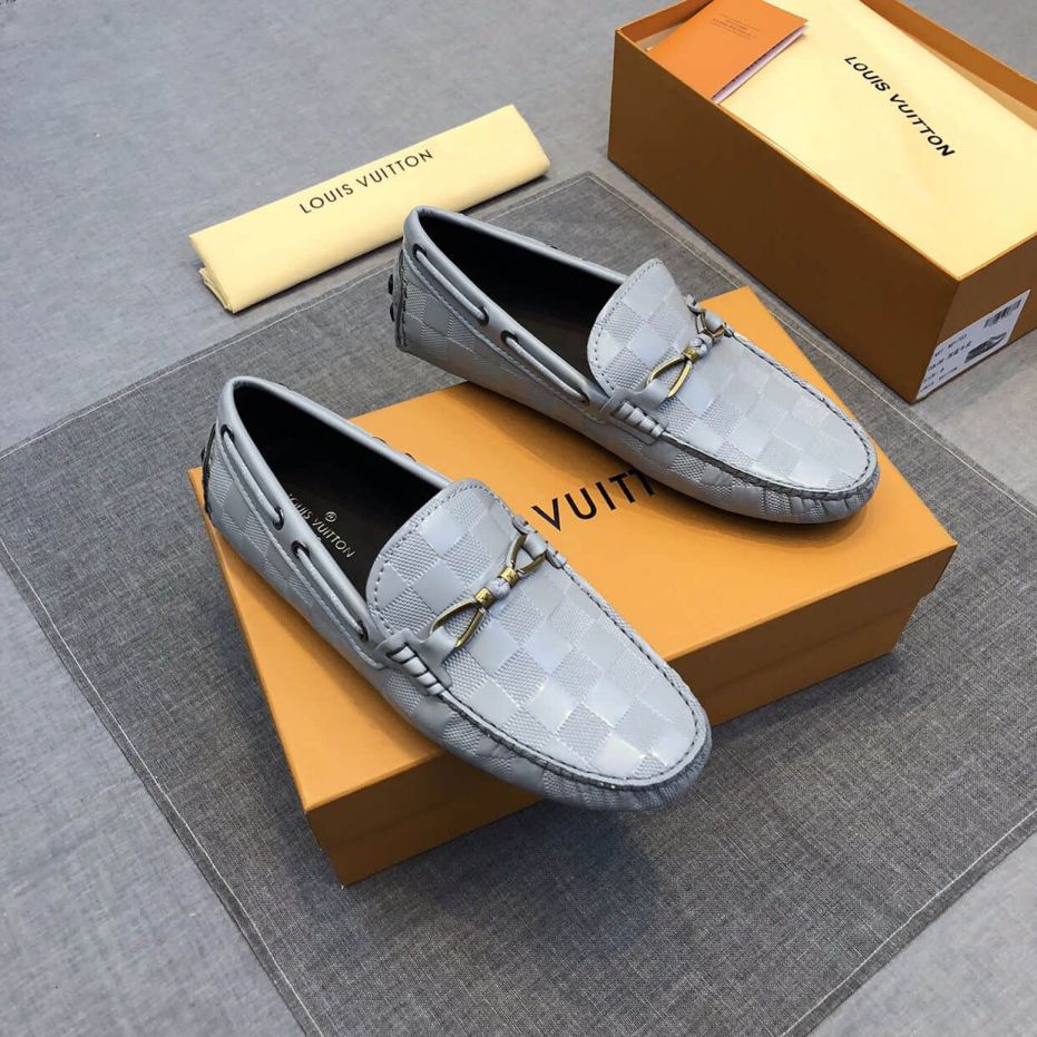 2019 LV Men Black Loafers