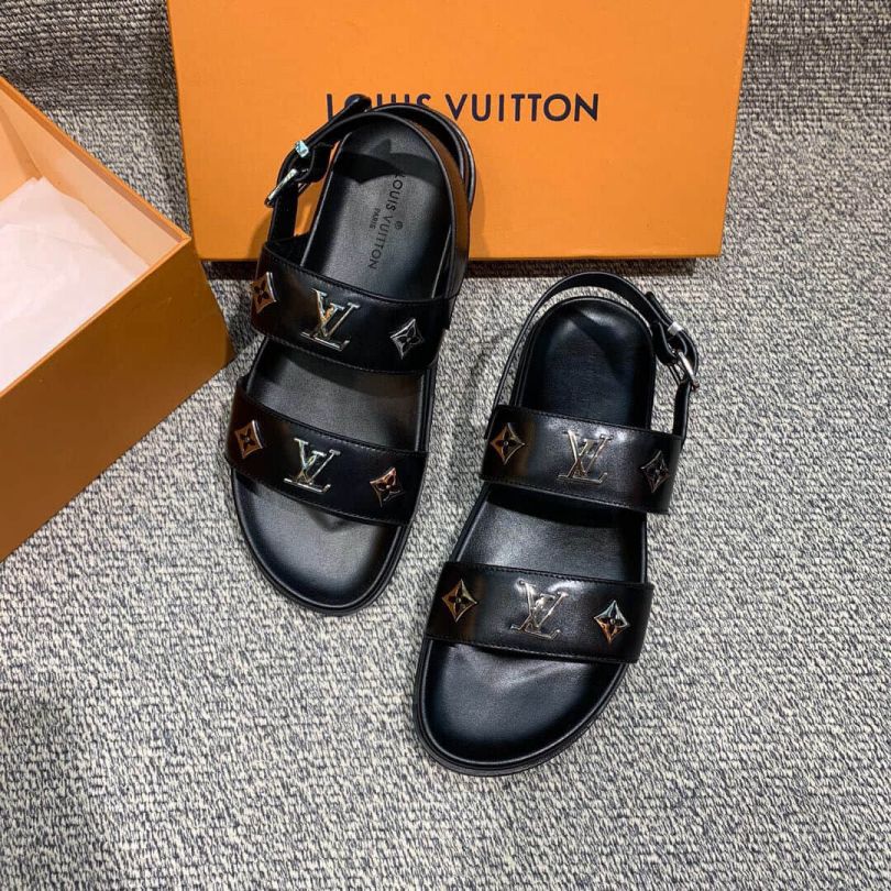 LV Men Leather Sandals