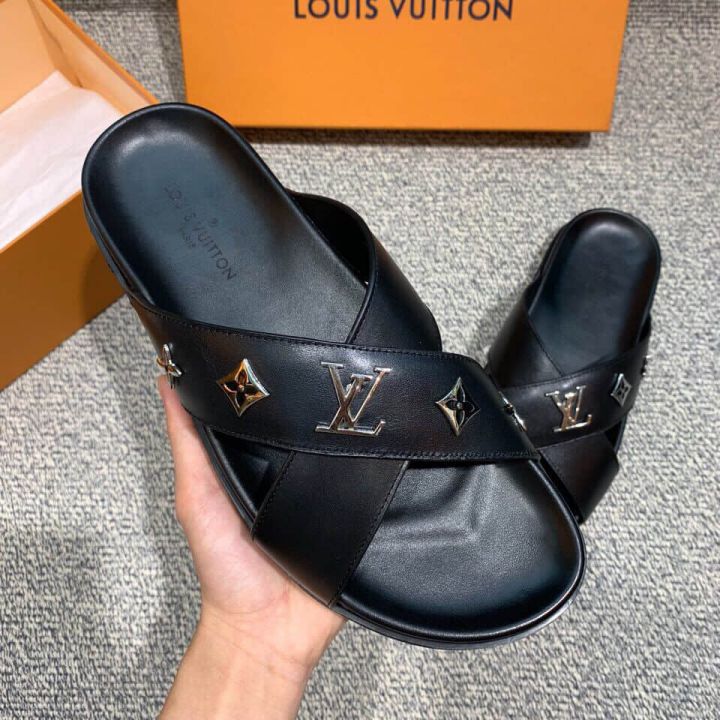 LV Men Leather Sandals