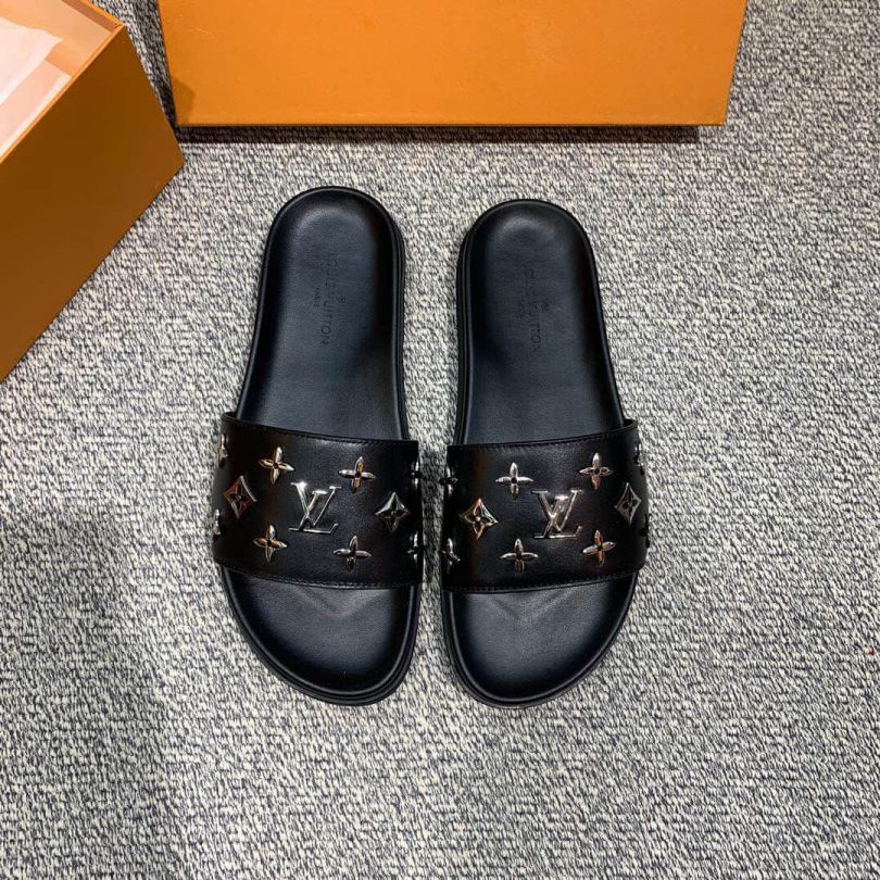 LV Men Leather Sandals