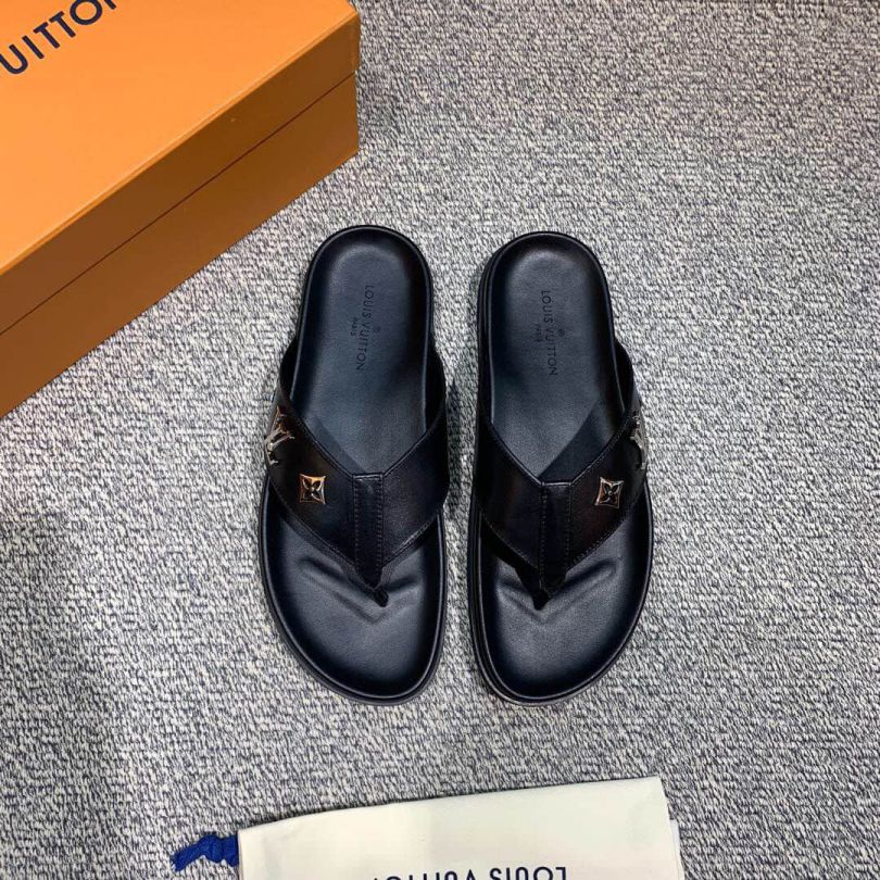 LV Men Leather Sandals