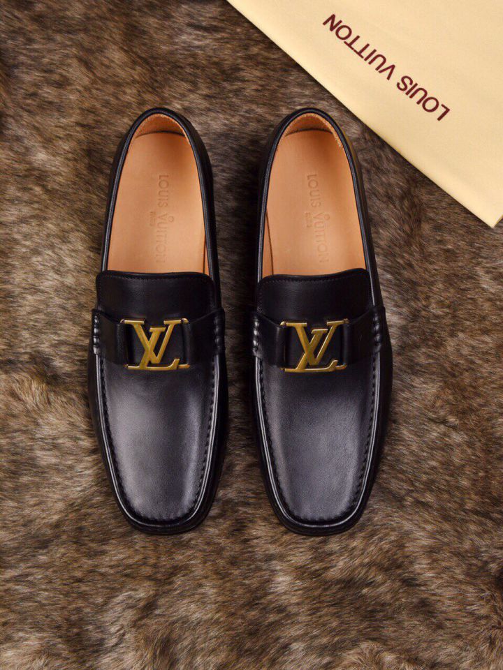 LV Men Leather Shoes