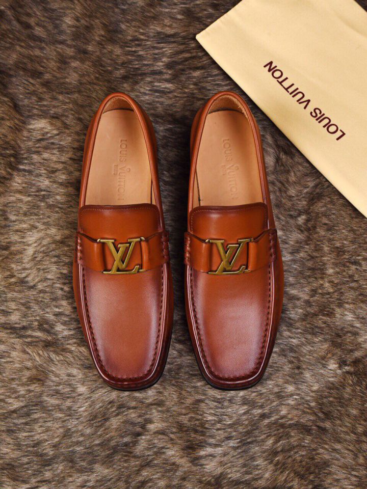 LV Men Leather Shoes