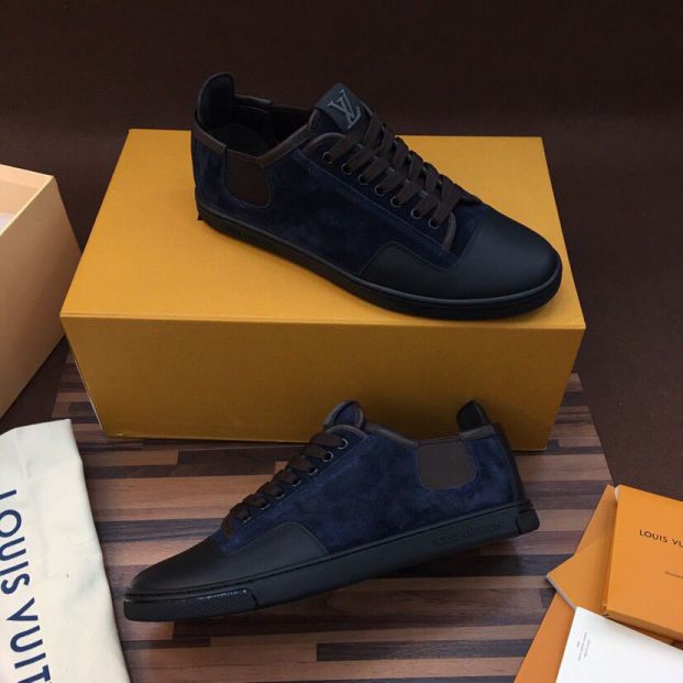 LV Men Leather Shoes