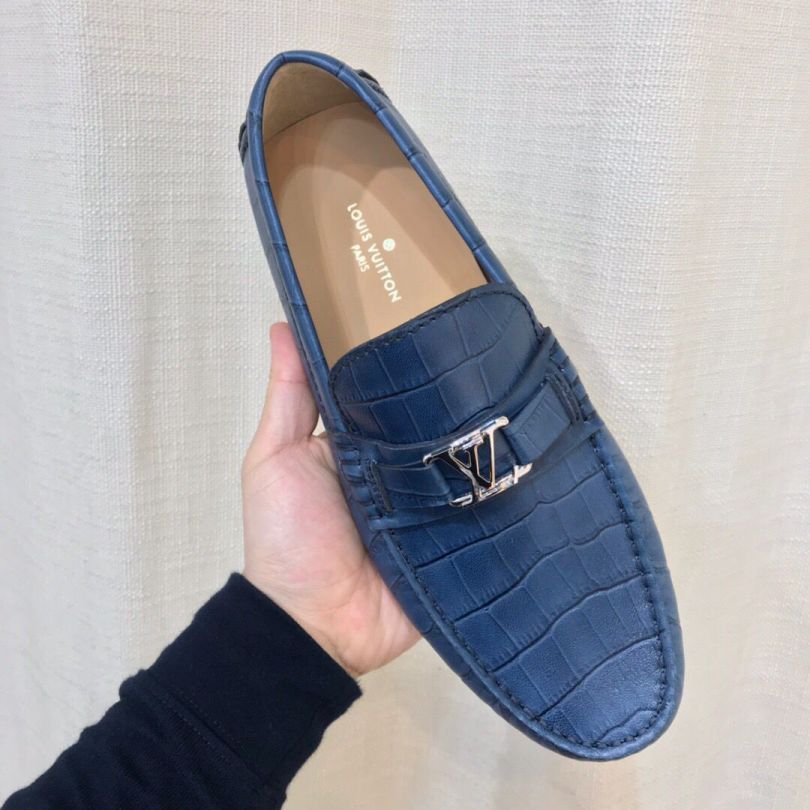 LV Crocodile Men Loafers