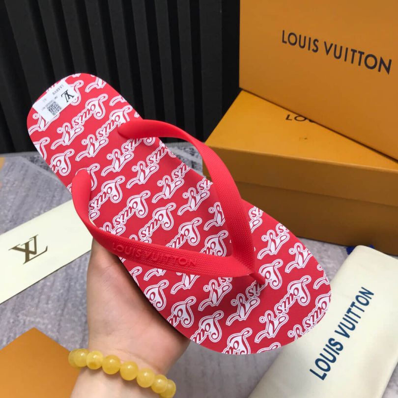 2019 LV MOLITOR Flip Flops Men Sandals