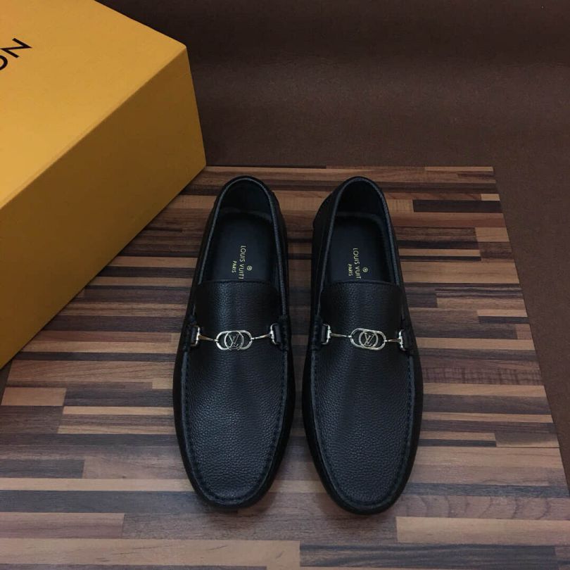 LV Leather Men Loafers