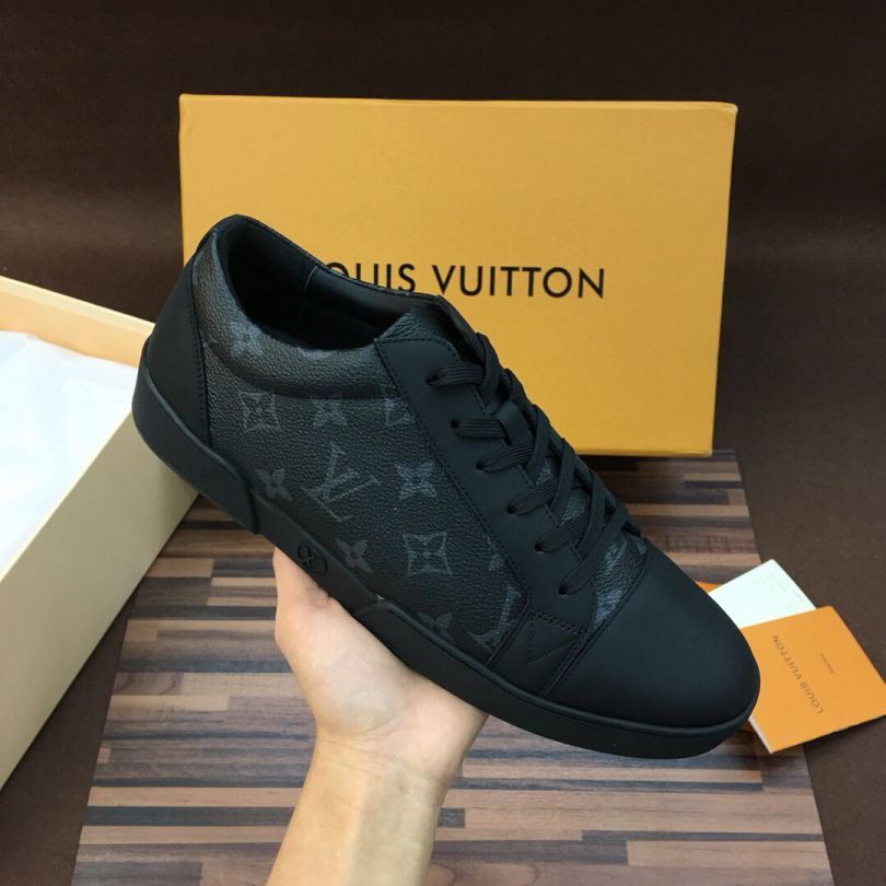 LV Men Causal Leather Sandals