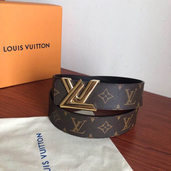 LV Metal Buckle 3.8cm Men Belts