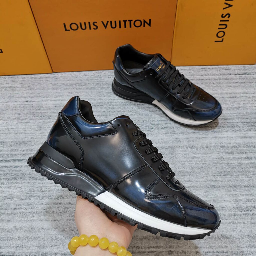 LV Leather RUN AWAY Men Sneakers