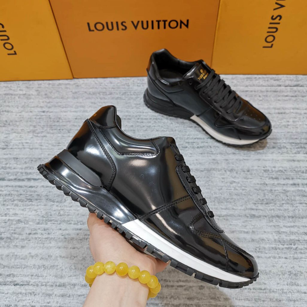 LV Leather RUN AWAY Men Sneakers