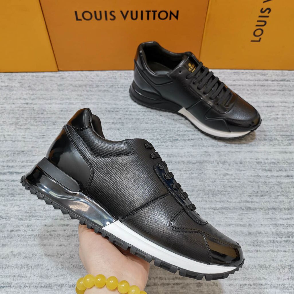 LV Leather RUN AWAY Men Sneakers