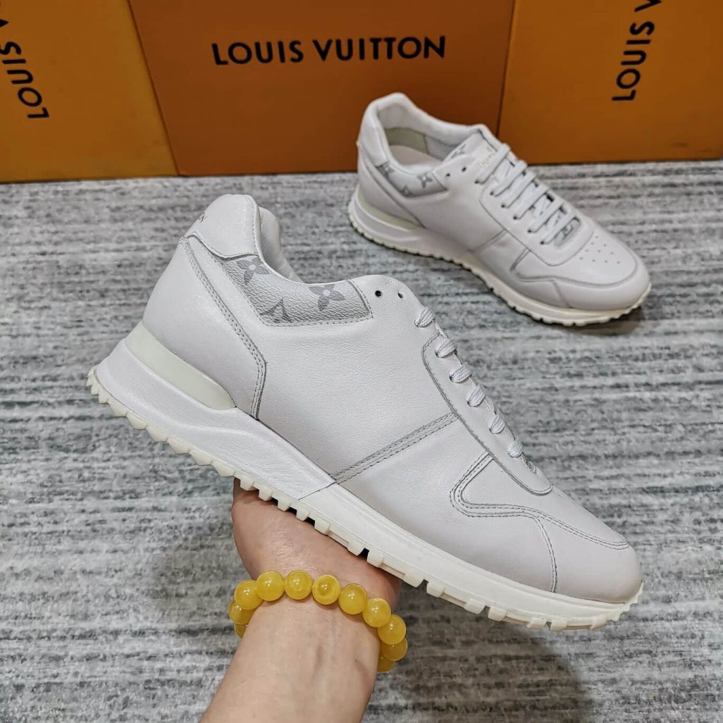 LV Leather Run Away Men Sneakers