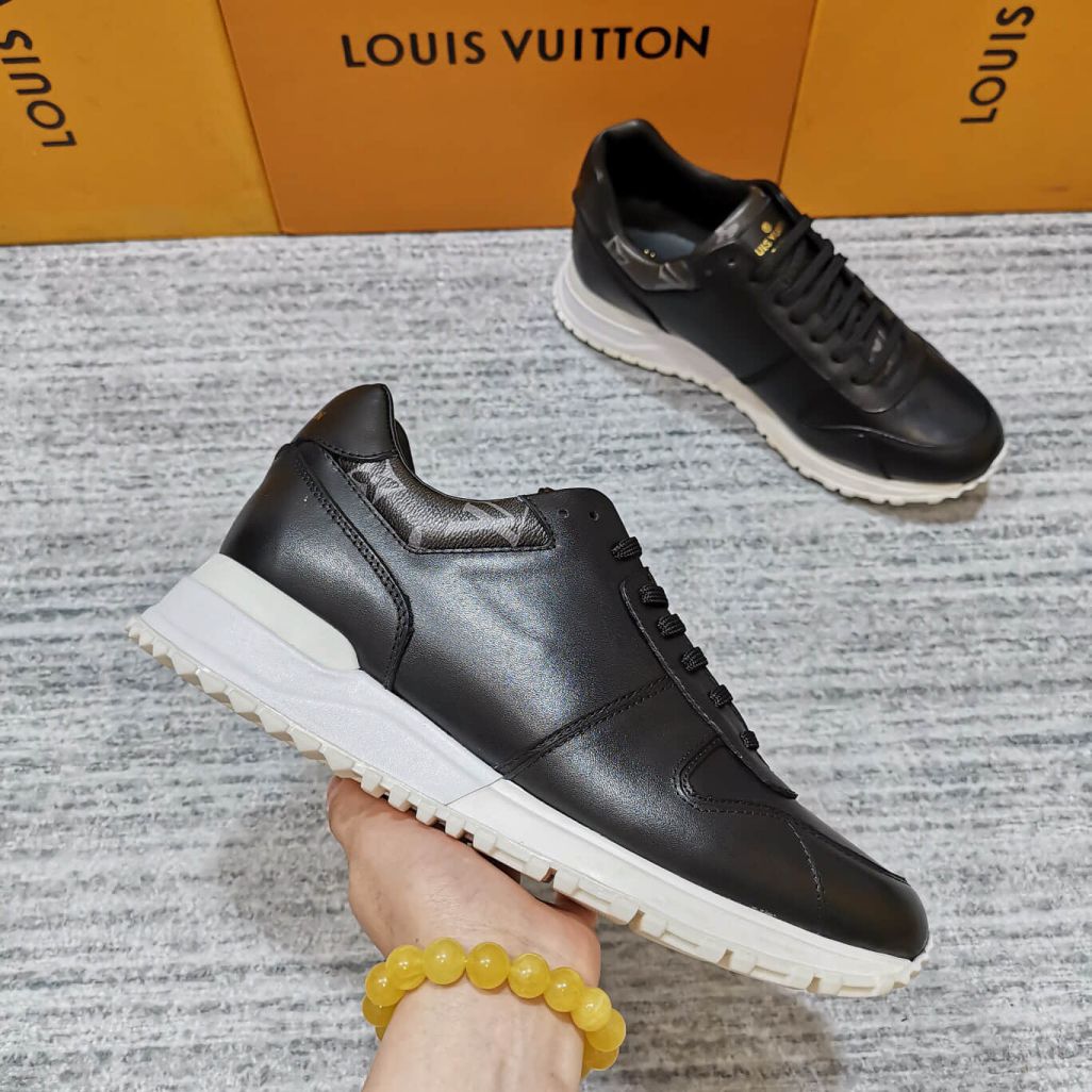 LV Leather Run Away Men Sneakers