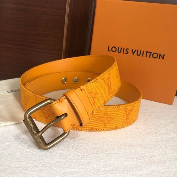 2019 LV Monogran Leather 35 mm Men Belts