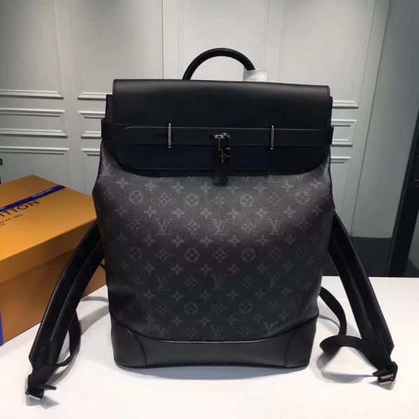 LV M44052 Monogram Eclipse Steamer Backpack Bags