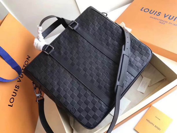 LV N41269 Damier Infini Tadao PM Men Tote Bags