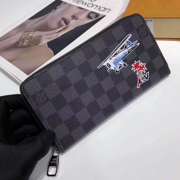 LV Zippy Zip Bi-Fold M63076 Wallets