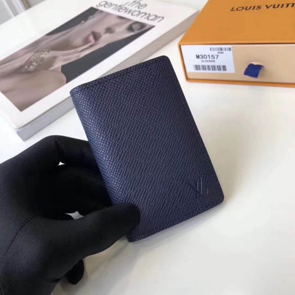 LV Taiga Print Bi-Fold M30157 Card Holder