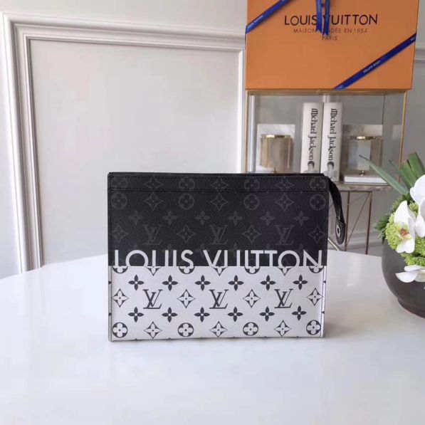 LV 2018 Split POCHETTE VOYAGE Medium M63039 Clutch Bags