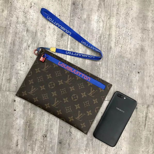 LV 2018 Large Monogram Clutch Bags