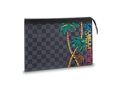 LV 2018 Limited Edition Men Medium N63510 Clutch Bags