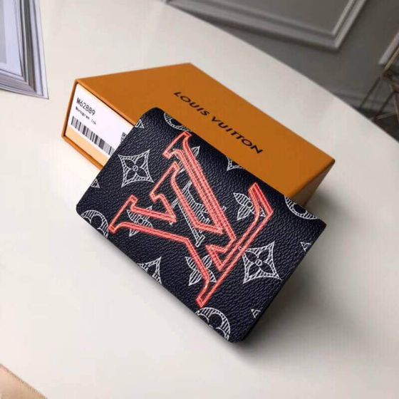 LV 2018 DOWNLV Limited Edition Bi-Fold M62889 Card Holder