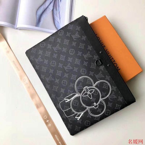 LV 2018 POCHETTE APOLLO Sunflower M62904 Clutch Bags