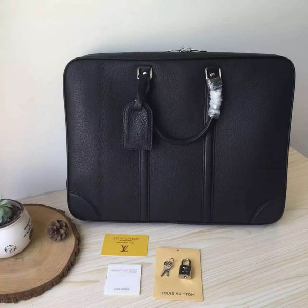 LV N56003 Men Black Briefcases