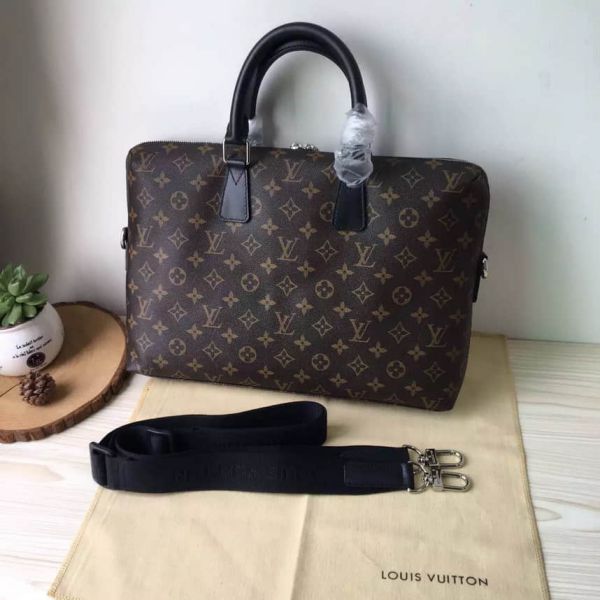 LV N48224 Monogram Men Men Briefcases