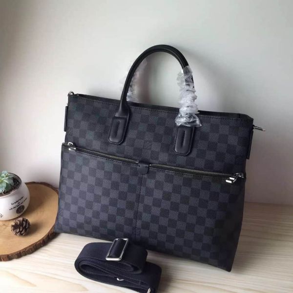 LV M41564 Men Black Briefcases