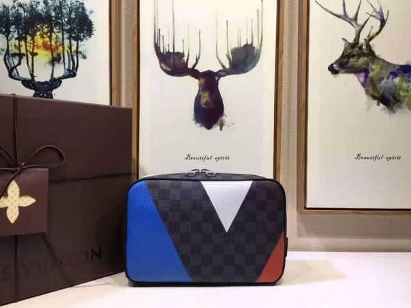 LV N41608 2016 America's Cup Toiletries Pouch Regatta Wallets