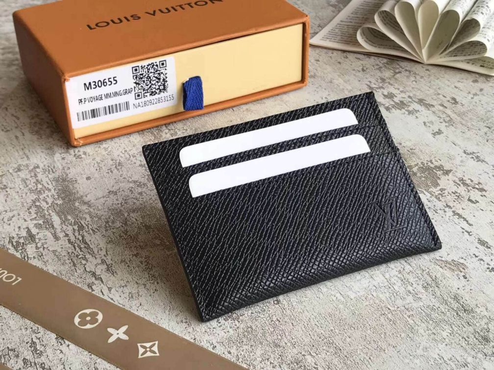 LV PORTE CARTES DOUBLE M30655 Card Holder