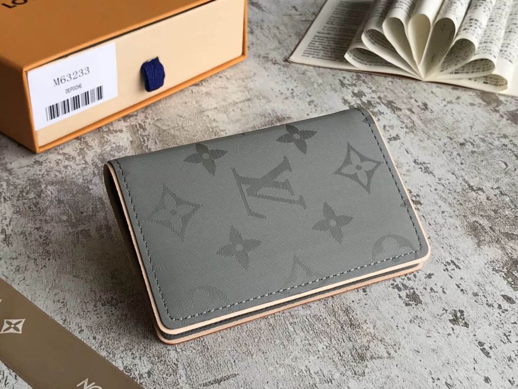 LV 2018 Laser Bi-Fold M63233 Card Holder