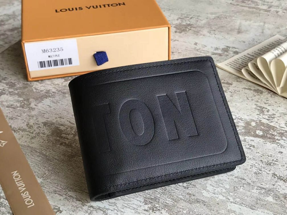 LV Leather Multiple Bi-Fold M63235 Wallets