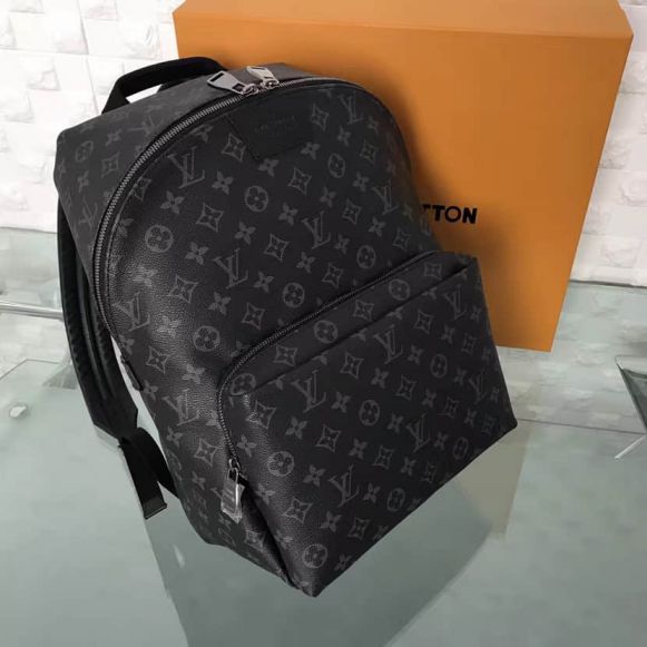 LV M4320186 Apollo Monogram Eclipse Canvas Backpack Bags