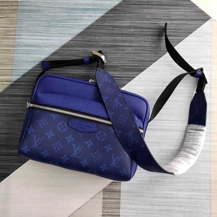 LV M30242 OUTDOOR Blue Messenger Shoulder Bags