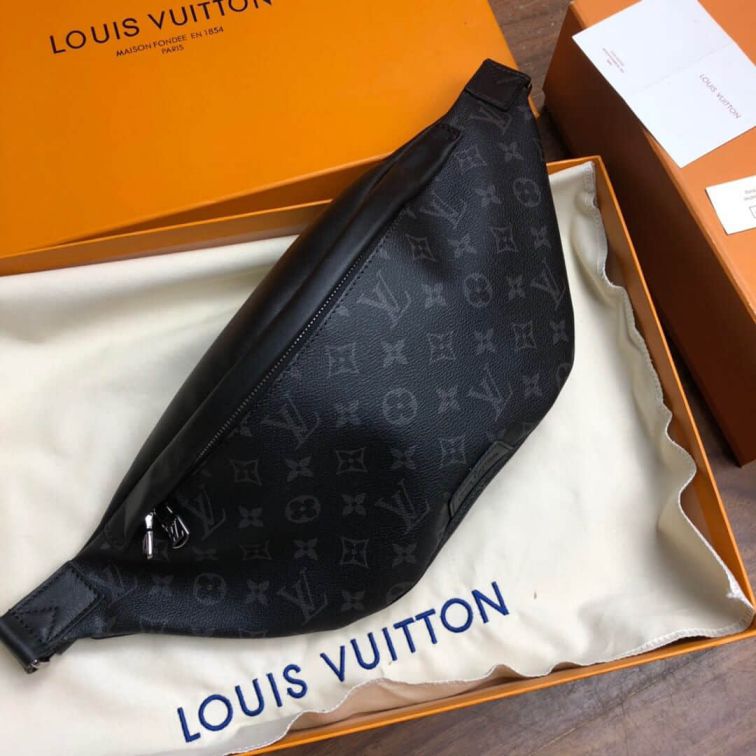 LV M44336 Black Discovery Waist Bags