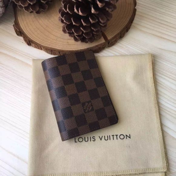 LV James Bi-Fold Monogram Canvas Leather M60251 Wallets