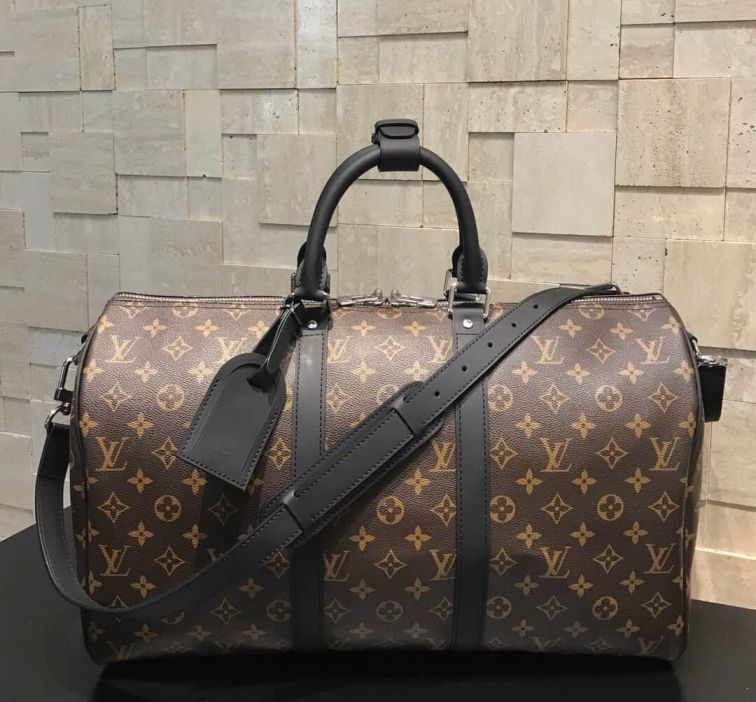 LV M56711 KEEPALL 45 with Shoulder Strap Travel Bags