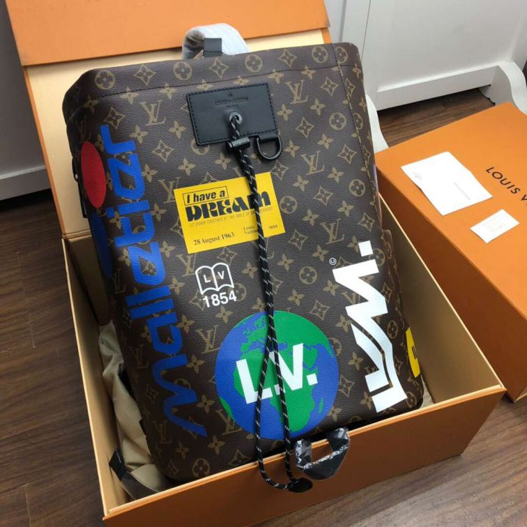 LV 2019 201854 Monogram Chalk M44615 Backpack Bags