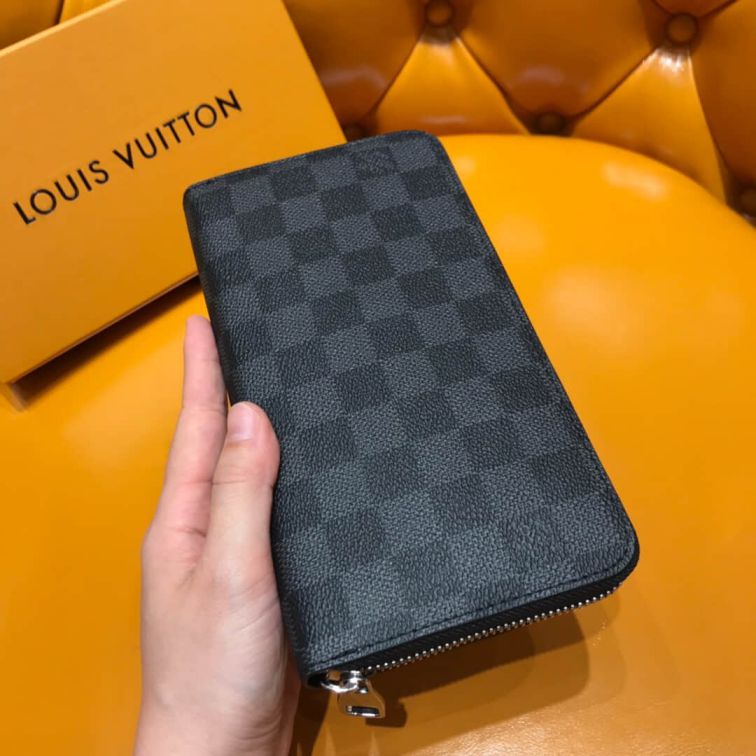 LV Small Black ZIPPY Zip Bi-Fold N62668 Wallets