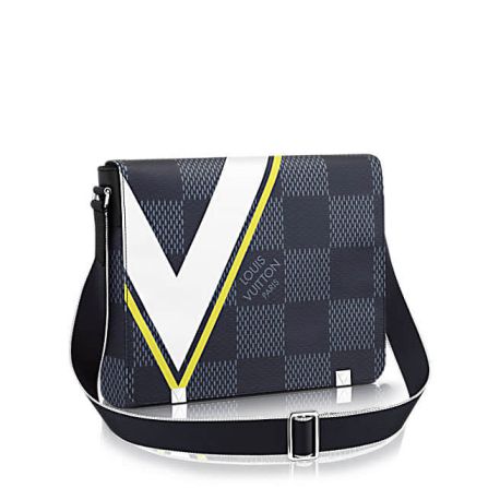 America's Cup LV N44004 District Medium Damier Latitude Print Shoulder Bags