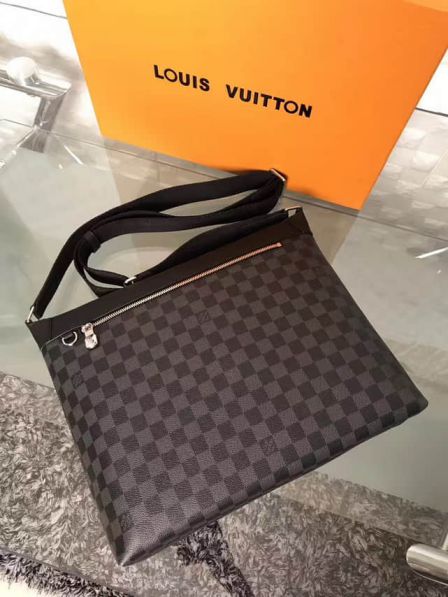 LV Damier Graphite MICK Medium Crossbody N40004 Shoulder Bags