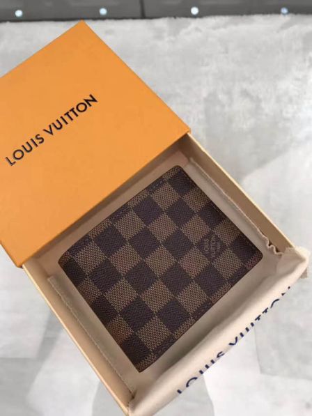 LV Damier MULTIPLE Men Short Bi-Fold N60895 Wallets