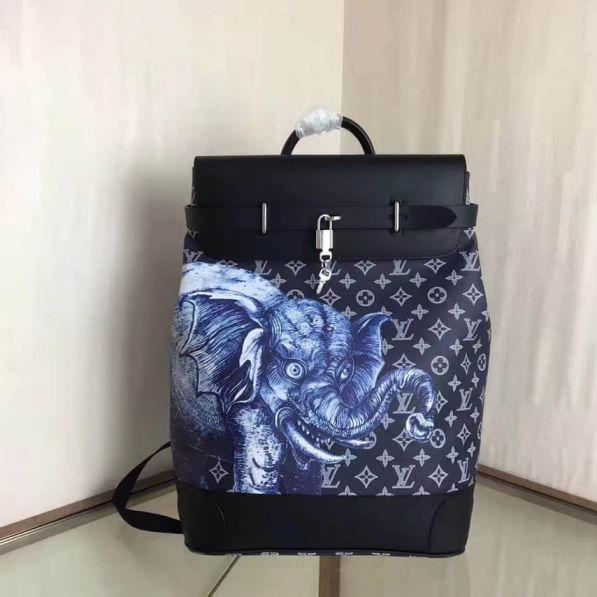 LV M54126 Monogram OTHER Elephants Print STEAMER Backpack Bags