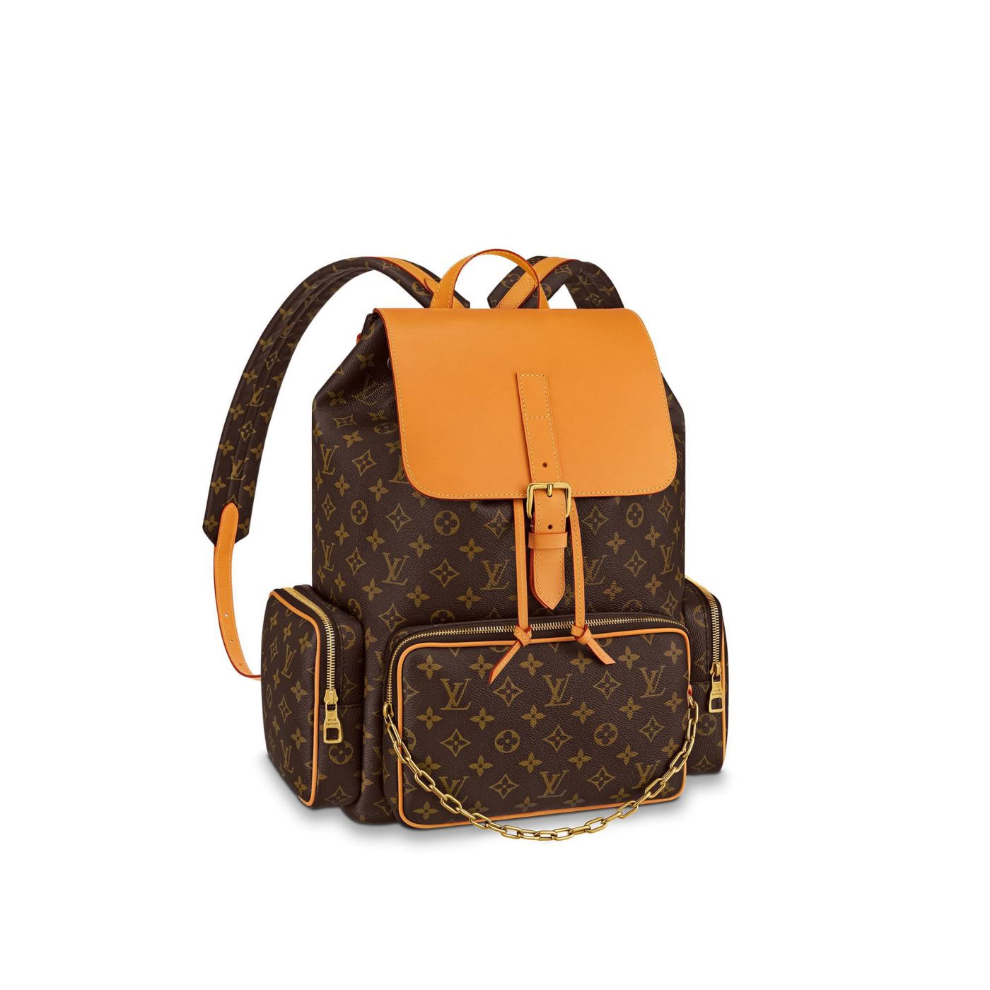 LV M44658 2018FW Limited Edition Vintage Monogram TRIO Men Backpack Bags